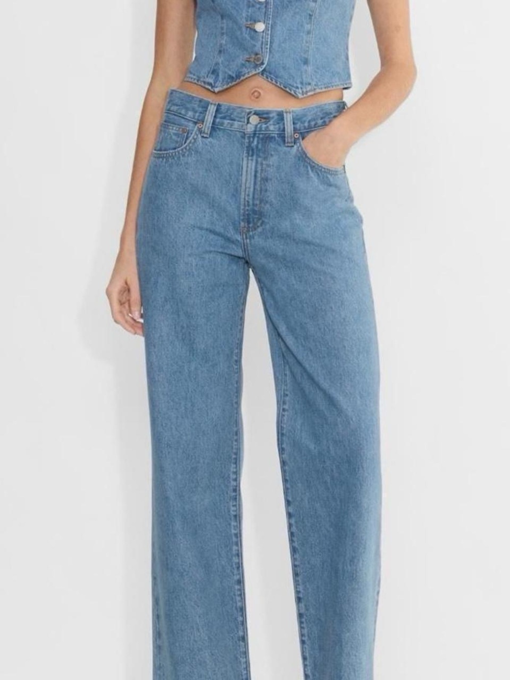 The Farrah Hi-rise Wide Jean